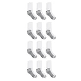 Hanes Work Men's Socks Pack, 12-Pack, Moisture-Wicking Double-Tough Socks