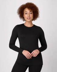 Hanes Women's Long-Sleeve Baselayer Tee, Crewneck