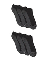 Hanes Double Tough Men's Low Cut Socks, Max Cushion, Shoe Sizes 12-14, 6-Pairs