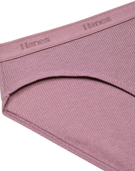Hanes SuperSoft Girls' Underwear Bikinis Pack, 6-pack, Moisture-Wicking