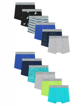 Hanes Toddler Boys' Underwear Boxer Briefs Pack, 12-Pack, Cotton Stretch