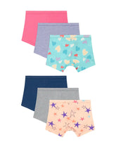 Hanes Toddler Girls' Shorts Pack, 6-Pack Cotton Stretch