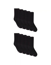 Hanes Women's Athletic Crew Socks, Full Sole Cushion, 10-Pairs