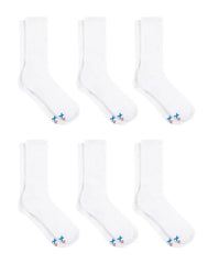 Hanes Men's Performance Cushioned Crew Socks, 6-Pack