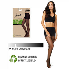 Hanes EcoSmart® Women's Sheer Top Tights – Shaping Hosiery – Control Top