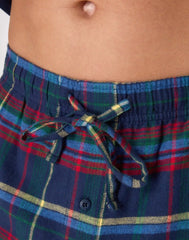 Hanes Men's Flannel Pajama Set, Plaid Print