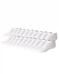 Hanes Girls' No Show Socks, Super Value Pack, 20-Pairs