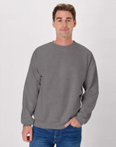 Hanes Ultimate Men's Heavyweight Fleece Crewneck Sweatshirt