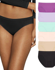 Hanes Women's Seamless Bikini Underwear, Comfort Flex Fit, 6-Pack