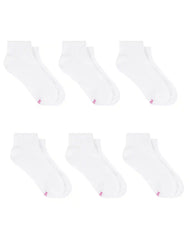 Hanes Women's Performance Ankle Socks, Cushioned, 6-Pairs
