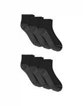Hanes Ultimate Men's Ultra Cushion Ankle Socks, 6-Pairs