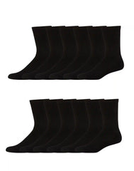 Hanes Men's FreshIQ® X-Temp® Active Cool® Big and Tall Crew Socks 12-Pack