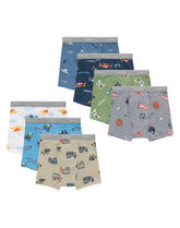 Hanes Toddler Boys' Underwear Boxer Brief Potty Trainers, 7-Pack, Cotton Stretch, Days of the Week