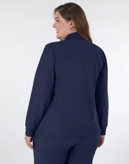 Hanes Comfort Fit Scrubs Women's Scrub Bomber Jacket