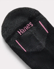 Hanes Comfort Fit Women's No-Show Socks, 6-Pairs