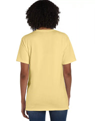Hanes Unisex Garment Dyed Cotton Pocket T-Shirt