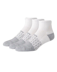 Hanes Absolute Active Men’s Cushioned Ankle Socks Pack, 3-Pack, Moisture Wicking