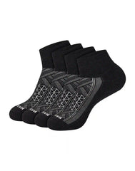 Hanes Absolute Run Men's Socks Pack, 4-Pack, Heel-Shield Tab, Moisture Wicking