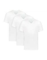 Hanes Big Man Ultimate® ComfortSoft® Men's V-Neck Undershirts Pack – 3-Pack – Cool Comfort® Cotton (Big & Tall)