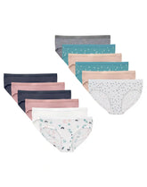 Hanes Girls' Underwear Hipsters, 12-Pack, Stretch-Cottton, Breathable