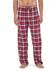 Hanes Men’s Flannel Pajama Set, Cotton Blend