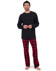 Hanes Men’s Fleece Pajama Set, X-Temp