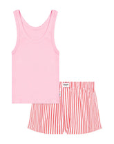 Hanes Originals Women's Comfywear Pajama Set, Sleep Top & Woven Shorts, Loungewear