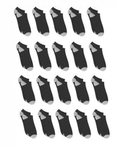 Hanes Men’s Cushioned No Show Socks Pack, 20 Pairs, Moisture Wicking