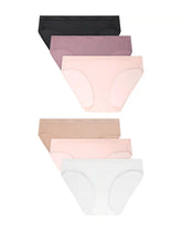 Hanes SuperSoft Girls' Underwear Bikinis Pack, 6-pack, Moisture-Wicking