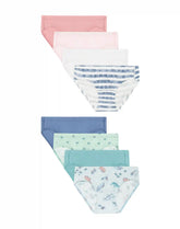 Hanes Pure Comfort Toddler Girls' Underwear Hipsters, 8-Pack, Organic Cotton, Assorted