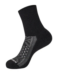 Hanes Absolute Run Men's Socks Pack, 4-Pair Pack, Heel-Shield Tab, Moisture Wicking