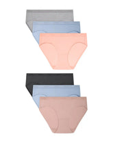 Hanes Originals SuperSoft Girl's Underwear Hipsters Pack, 6-Pack