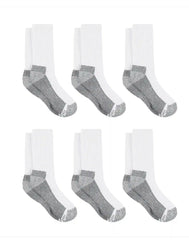 Hanes Men's Big & Tall Work Crew Socks, 6-Pairs