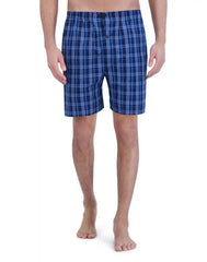 Hanes Men’s Pajama Shorts Set, Woven Cotton Blend