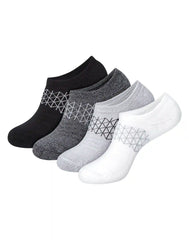 Hanes Absolute Active Women's No-Show Socks Pack - 4-Pack - Moisture-Wicking