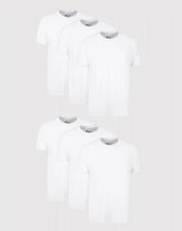 Hanes Men's White Undershirt Pack, 6-Pack, Odor Control