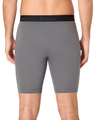 Hanes Ultimate® Men's Underwear Long Leg Boxer Briefs Pack – 3-Pack – Comfort Flex Fit® – Total Support Pouch® – Moisture Wicking