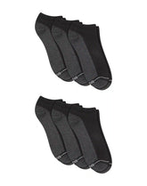 Hanes Double Tough Men's Low Cut Socks, Max Cushion, Shoe Sizes 6-12, 6-Pairs