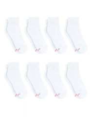 Hanes Ultimate Women's Ankle Socks Pack, Cushioned, 8-Pairs