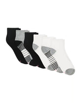 Hanes Comfort Fit Women's Ankle Socks, 6-Pairs