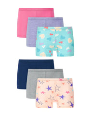 Hanes Toddler Girls' Shorts Pack, 6-Pack Cotton Stretch
