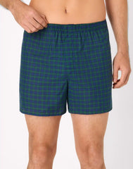 Hanes Ultimate Men's Underwear Boxers Pack - 4-Pack - Cotton Blend -Moisture-Wicking - Tartan