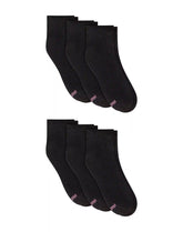Hanes Ultimate Women's Ankle Socks, Cushioned, 6-Pairs