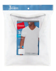 Hanes Ultimate Men's Undershirts Pack - 3-Pack - ComfortBlend V-Neck T-Shirts - Moisture-Wicking