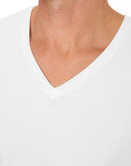 Hanes Ultimate® Men's Undershirts V-Neck Pack – 3-Pack – Comfort Fit Stretch Tees – Moisture Wicking