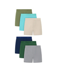 Hanes Originals SuperSoft Boys' Underwear Boxers Pack, 6-Pack, Moisture Wicking