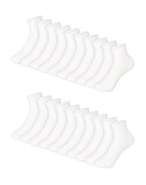 Hanes Boys' Ankle Socks, Super Value Pack, 20-Pairs