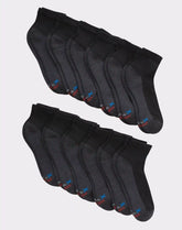 Hanes Men's X-Temp Cushioned Ankle Socks, 12-Pairs