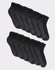 Hanes Men's X-Temp Cushioned Ankle Socks, 12-Pairs