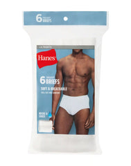 Hanes Ultimate Men's Underwear Briefs Pack - 6-Pack - ComfortSoft Cotton Underwear - Moisture-Wicking